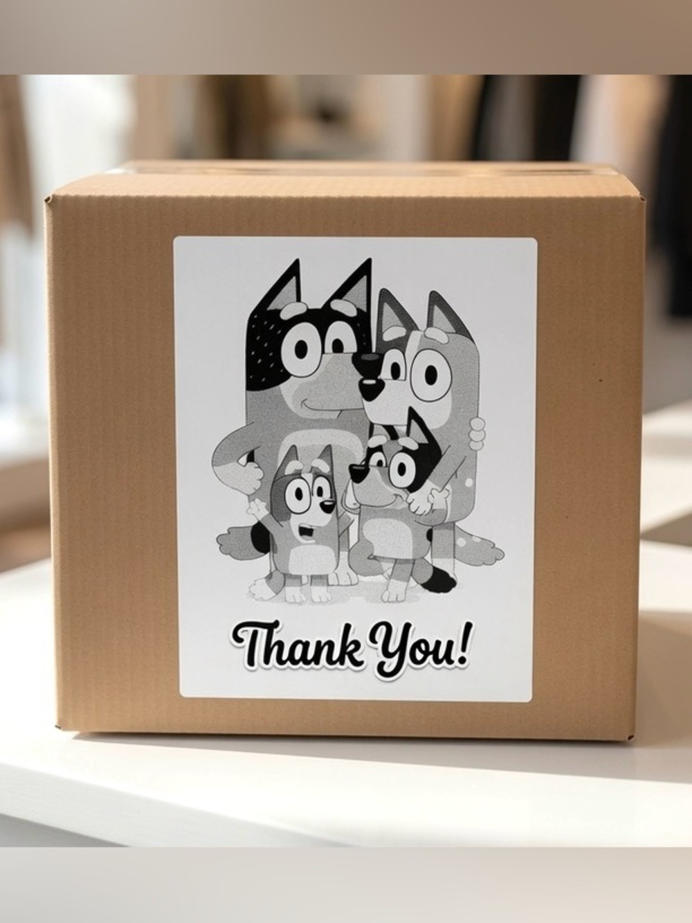 Bluey Family Thank You Stickers-100ct.